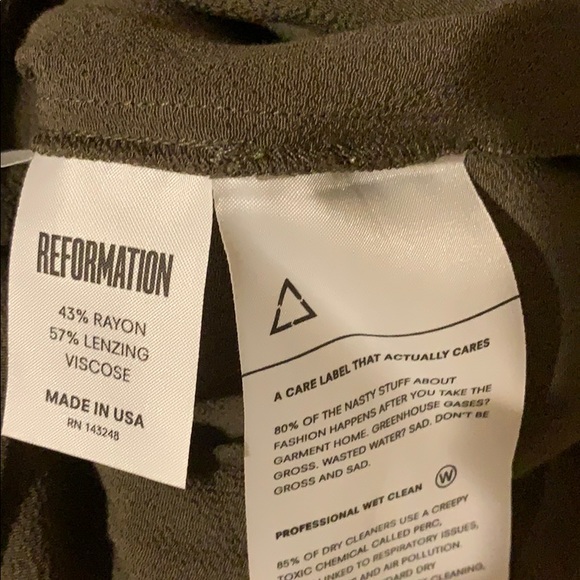 Reformation Antonia Dress Sz 4 - Picture 6 of 7